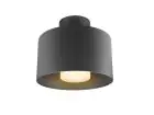 SLV Photoni Aluminium Noir | Convient pour 1x E27