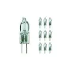 Lot 10x Philips Microprojection Halogène G4 ampoule Focusline 10 W 