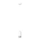 Emibig Hanglamp Fumiko Staal Wit | Geschikt voor 1x GU10 - Max 10W