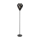 Eglo Vloerlamp Carlton 5 Staal Zwart | IP20 - Geschikt voor 1x E27 